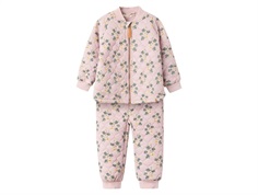 Lil Atelier violet ice floral thermoset with fleece lining